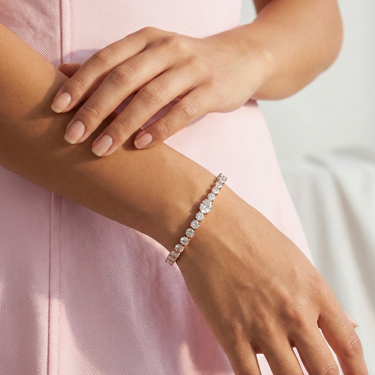 Grand Duchess Diamond Tennis Bracelet