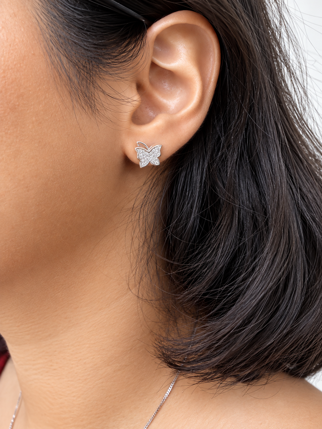 Glimmerwing Butterfly Stud Earrings