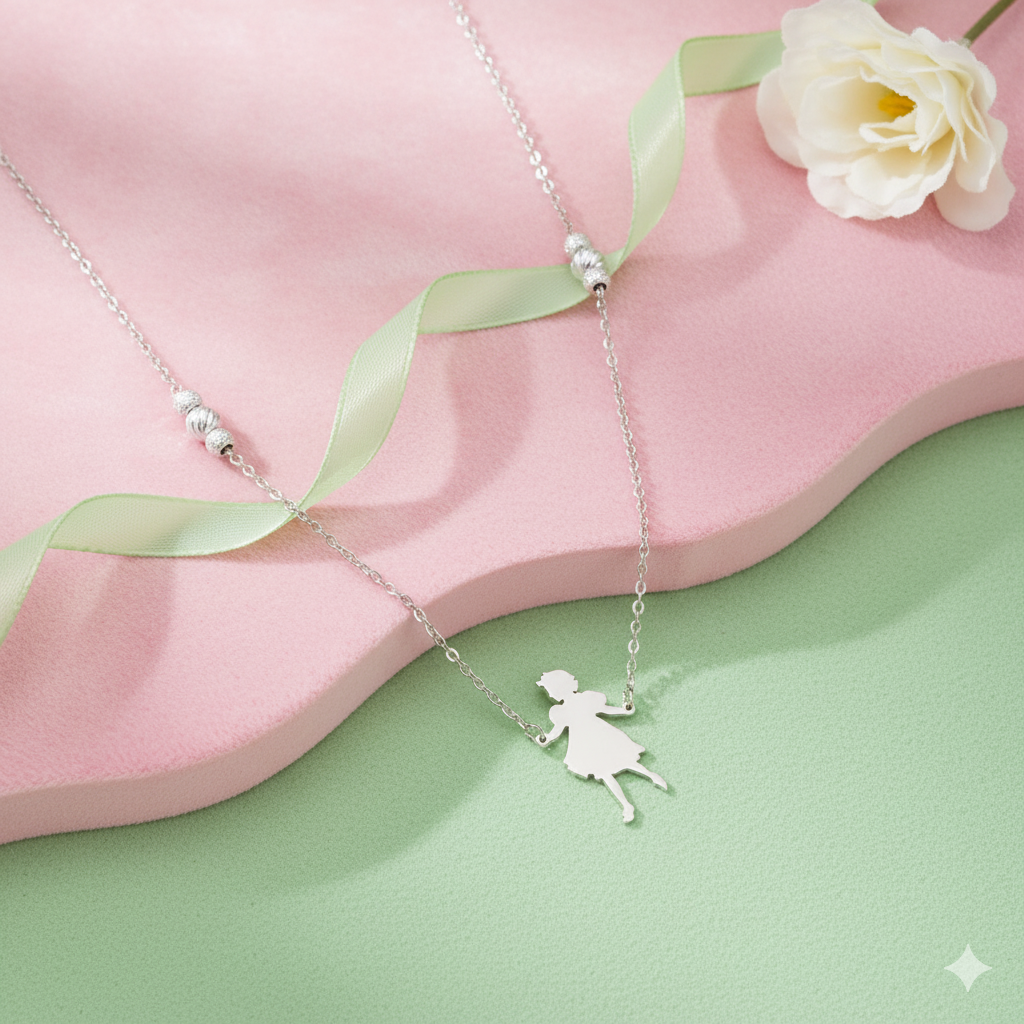 The Girl On Swing Pendant