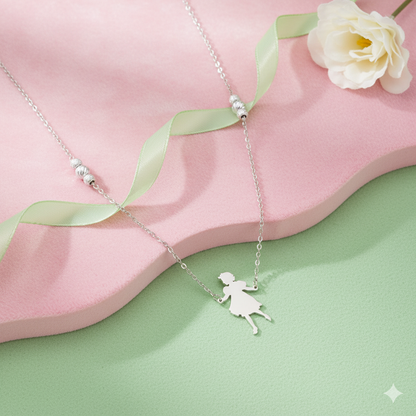 The Girl On Swing Pendant