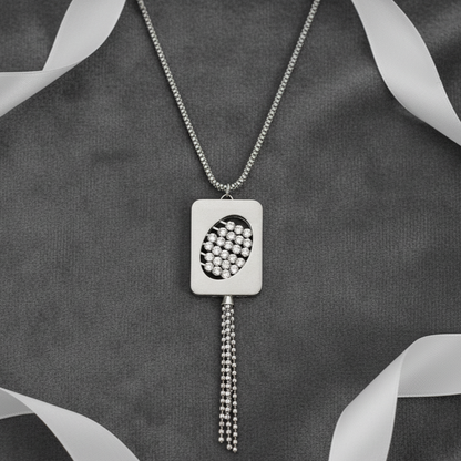 The Geometric Tassel Necklace