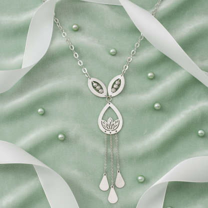 The Floral Teardrop Cascade