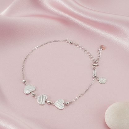 Timeless Trio Heart Bracelet