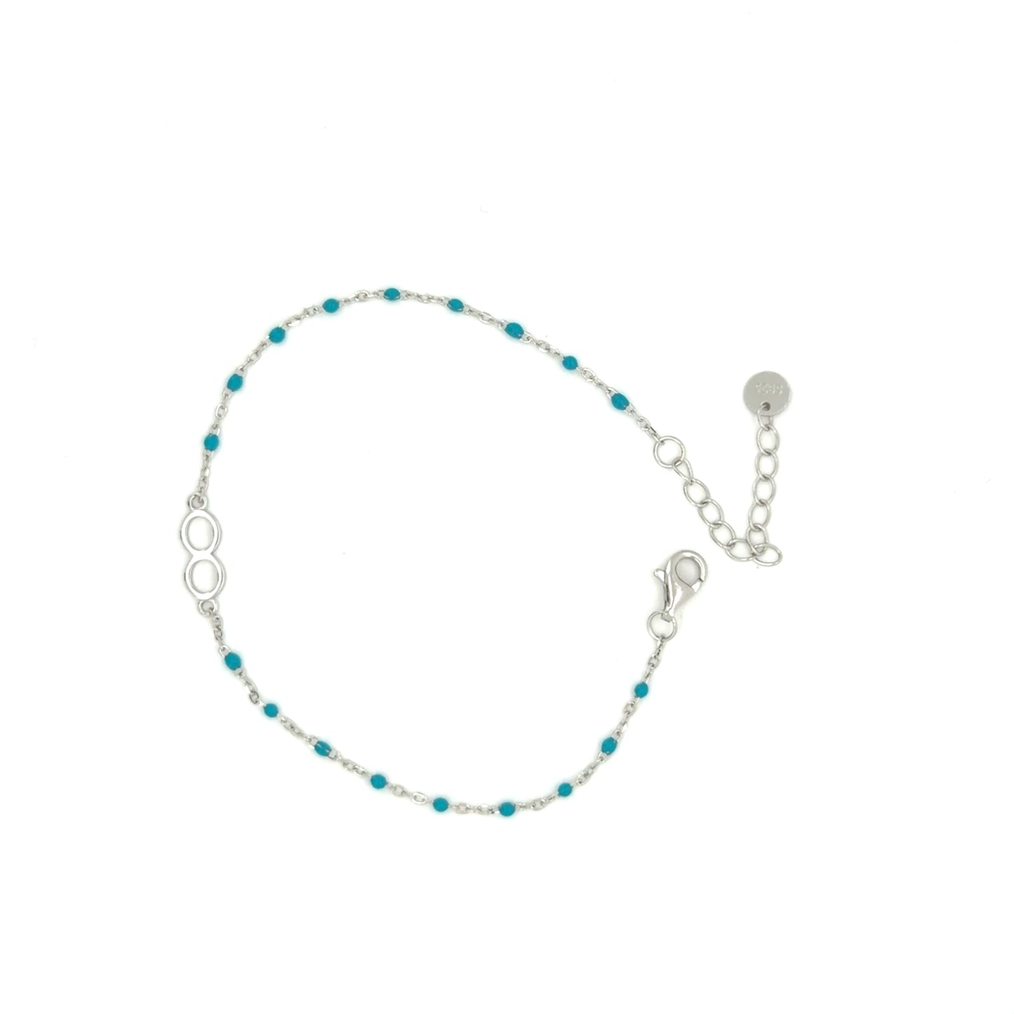 Azure Flow Infinity Bracelet