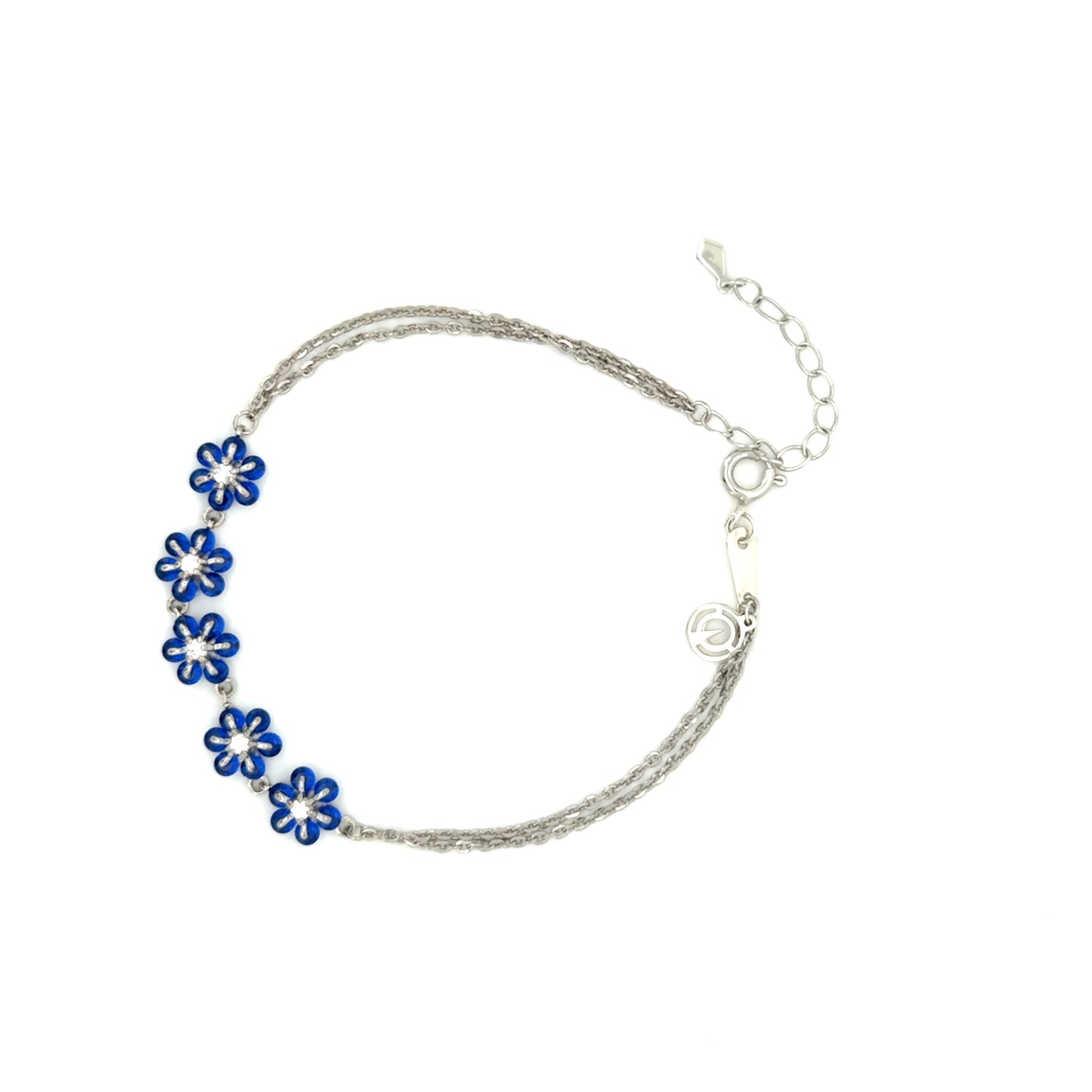 Bluebell Bloom Multi-Chain Bracelet
