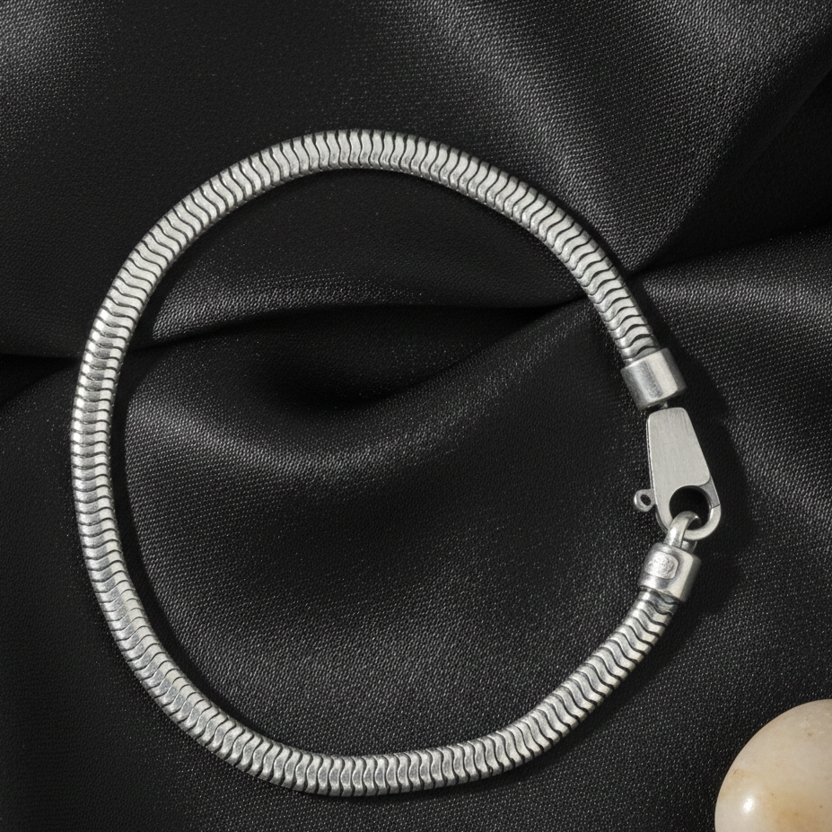 Urban Serpent Silver Bracelet