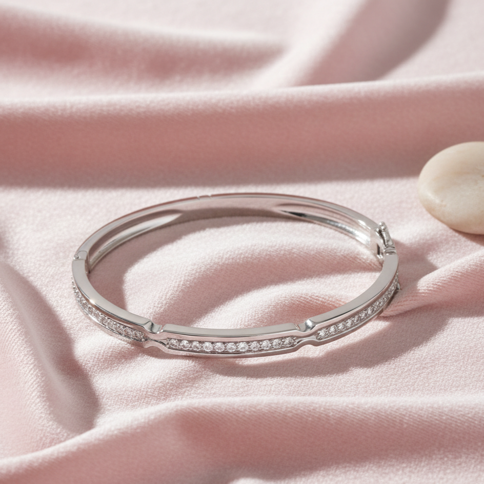 Luminary Bridge Diamond Bangle