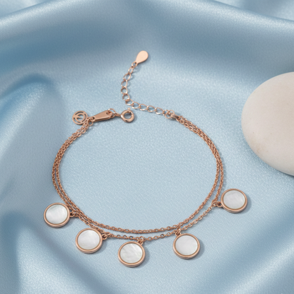 Rose Aurora Charm Bracelet