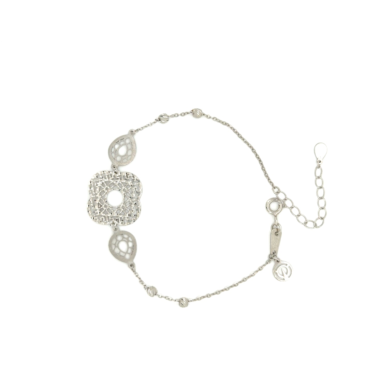 Ethereal Bloom Filigree Bracelet