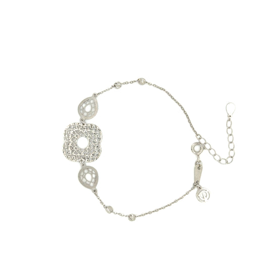 Ethereal Bloom Filigree Bracelet