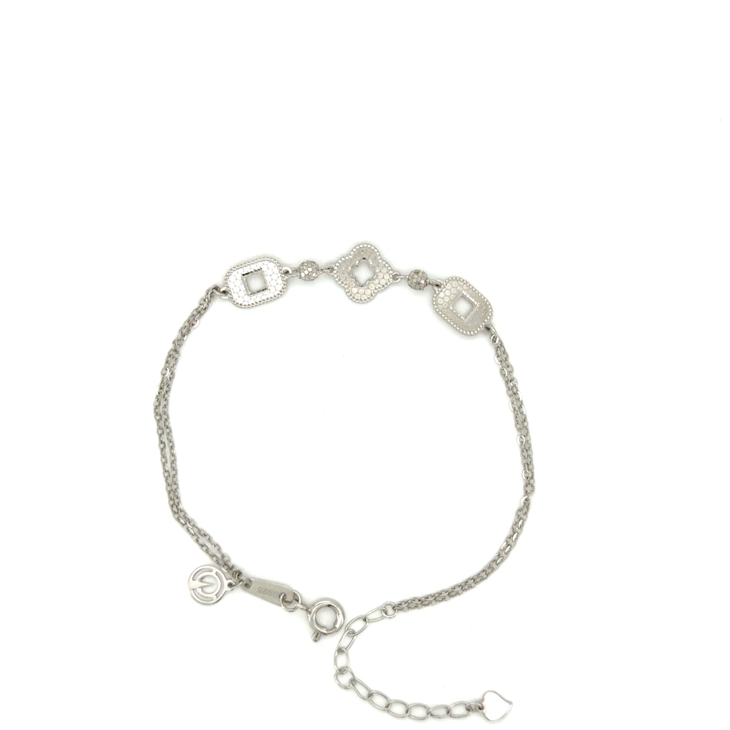 Geometric Bloom Chain Bracelet