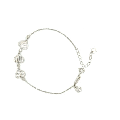 Timeless Trio Heart Bracelet