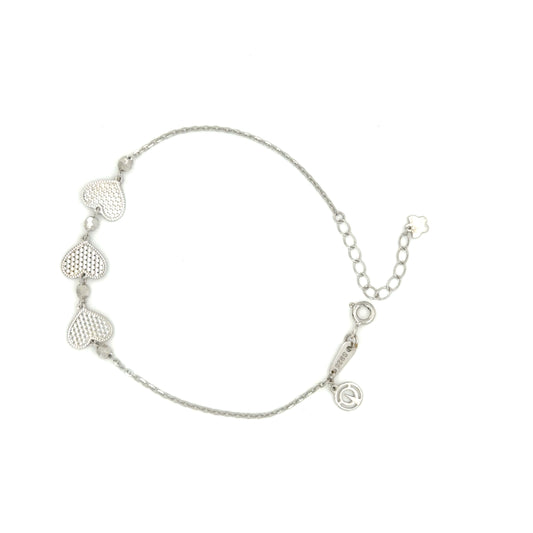 Timeless Trio Heart Bracelet