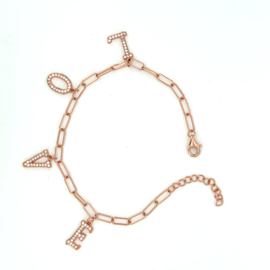 Adoration LOVE Charm Bracelet