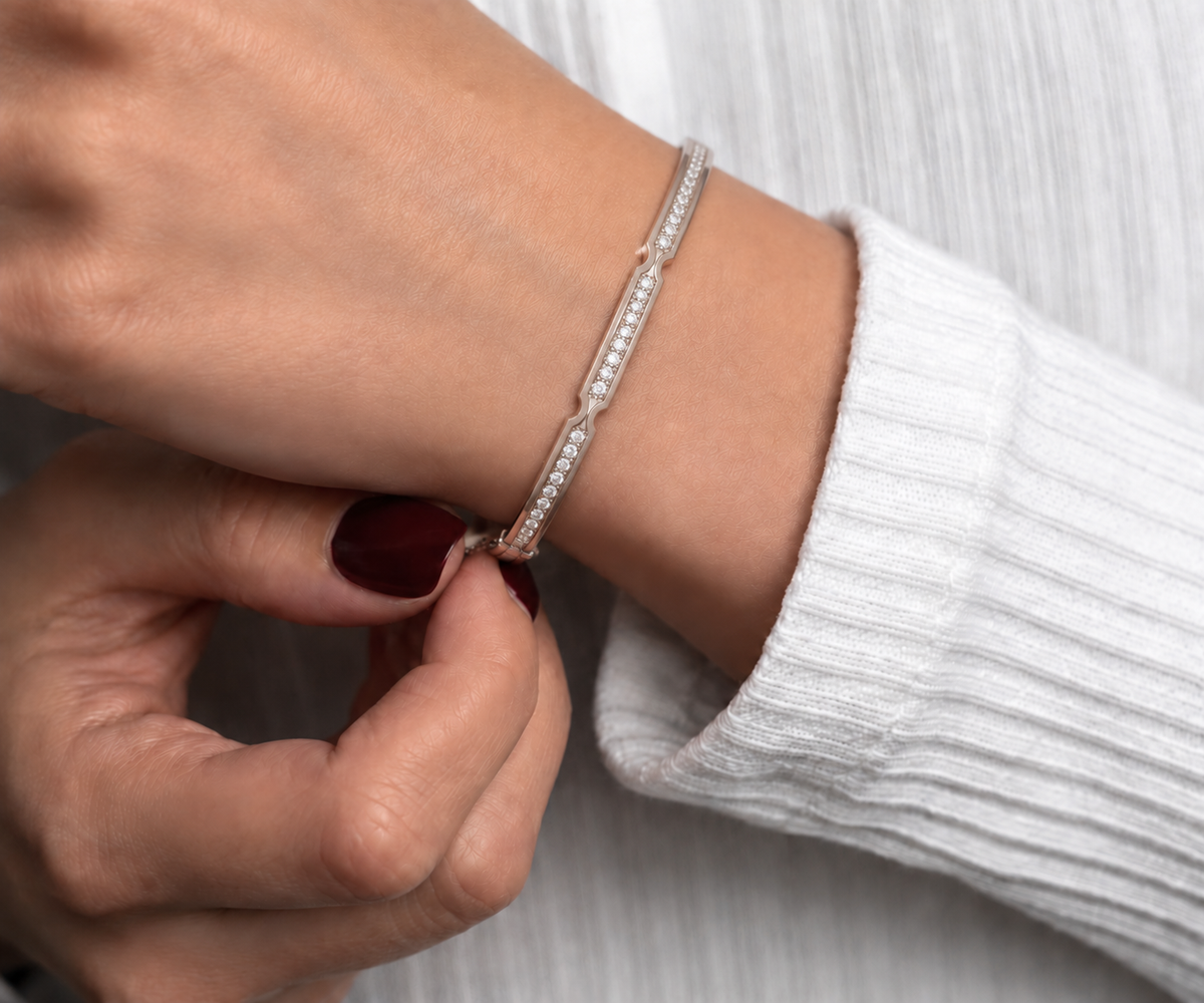 Luminary Bridge Diamond Bangle