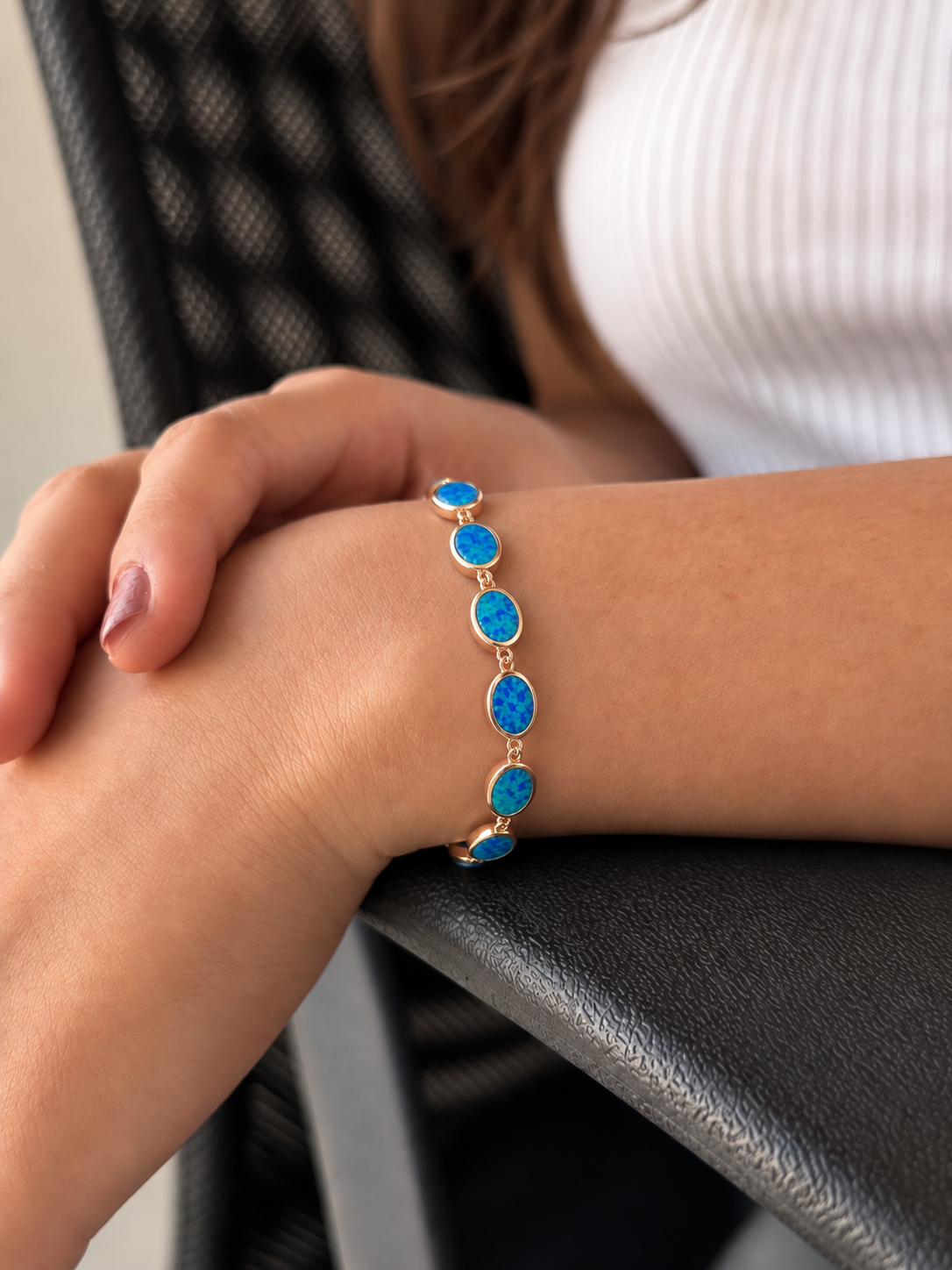 Ocean's Embrace Opal Bracelet