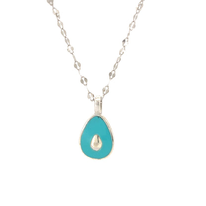 The Enamel Teardrop Necklace