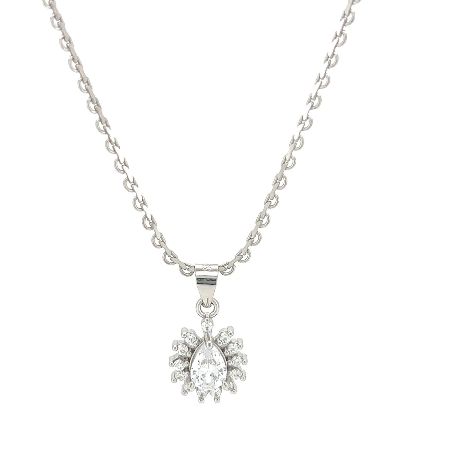 The Solitaire Halo Necklace