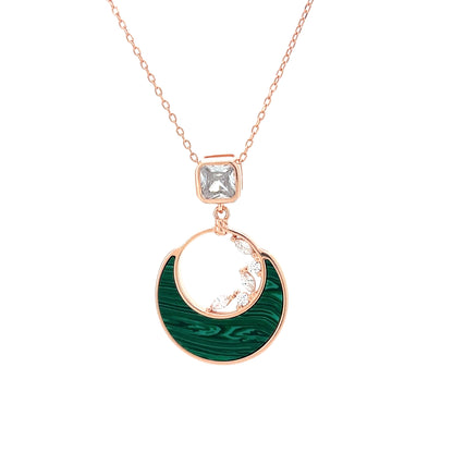 The Celestial Green Charm Necklace