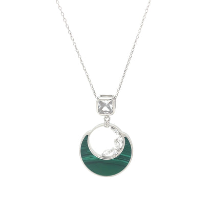 The Celestial Green Charm Necklace