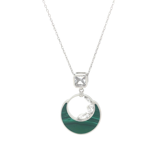 The Celestial Green Charm Necklace