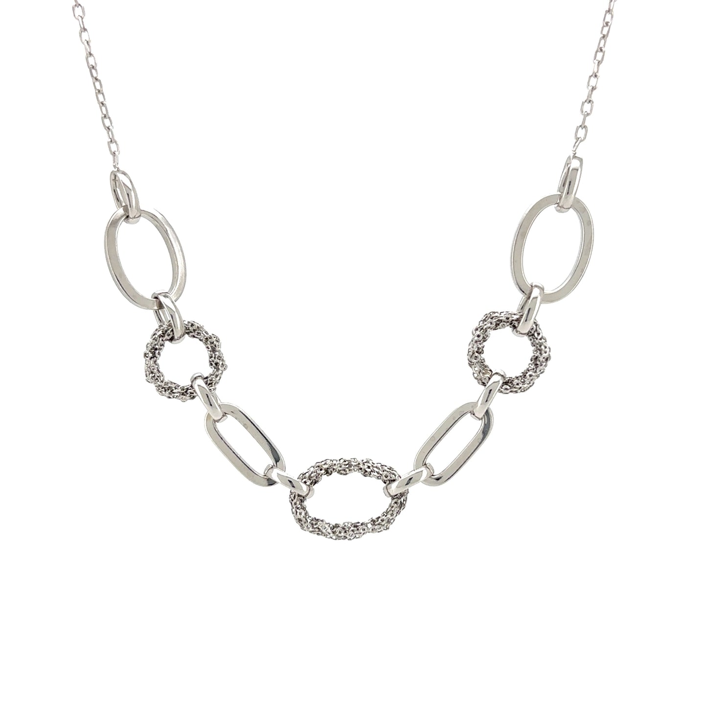 The Interlinked Texture Necklace