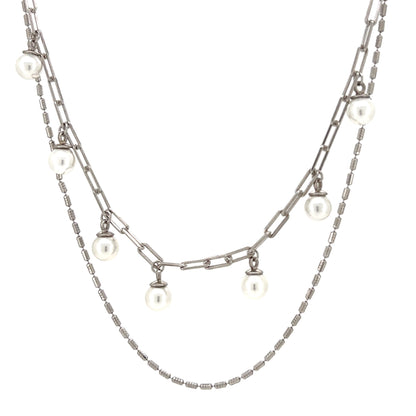 The Layered Pearl Necklace