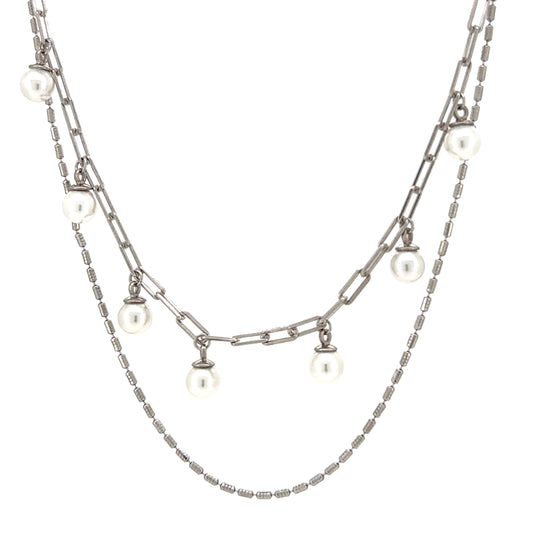 The Layered Pearl Necklace