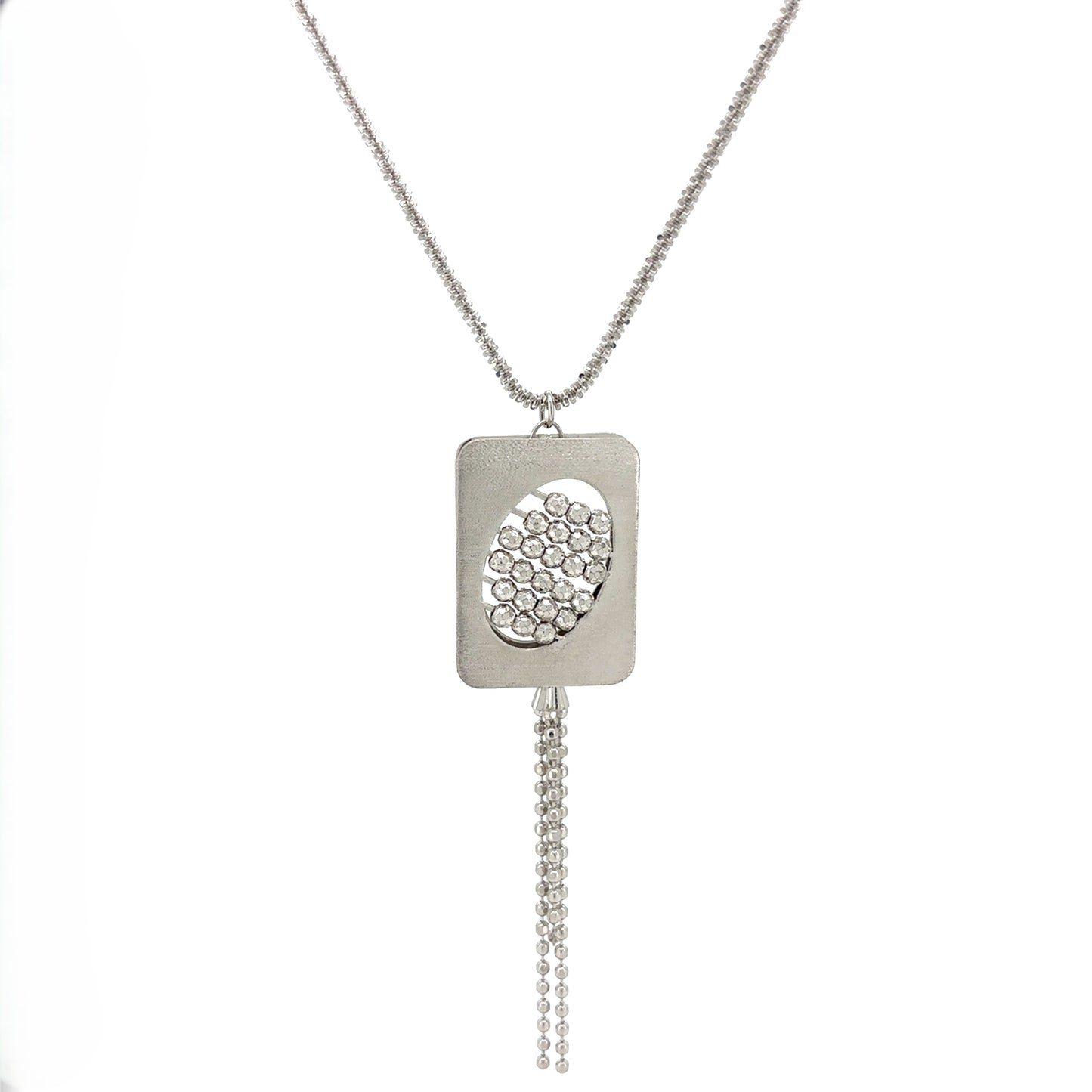 The Geometric Tassel Necklace