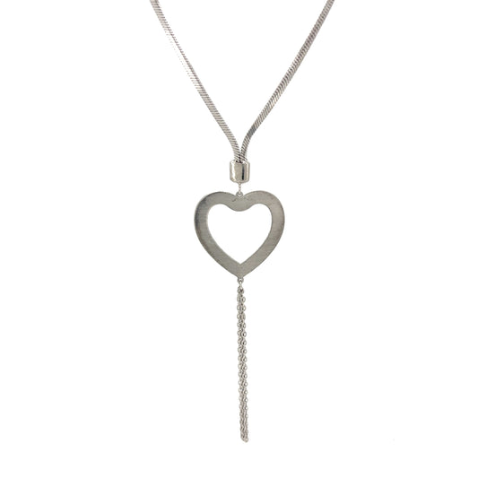 The Heart Tassel Necklace