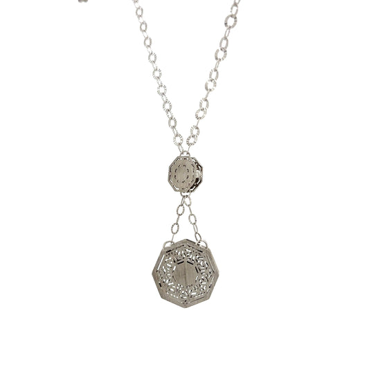 The Linked Hexagon Necklace