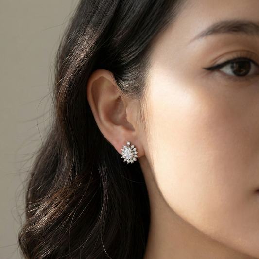 Celestial Bloom Stud Earrings
