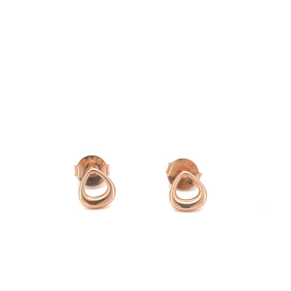 Fluid Drop Stud Earrings