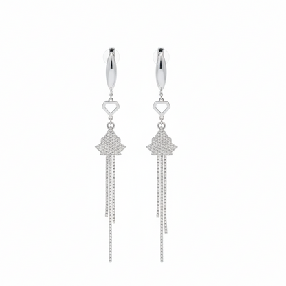 Winter Radiance Drop Earrings