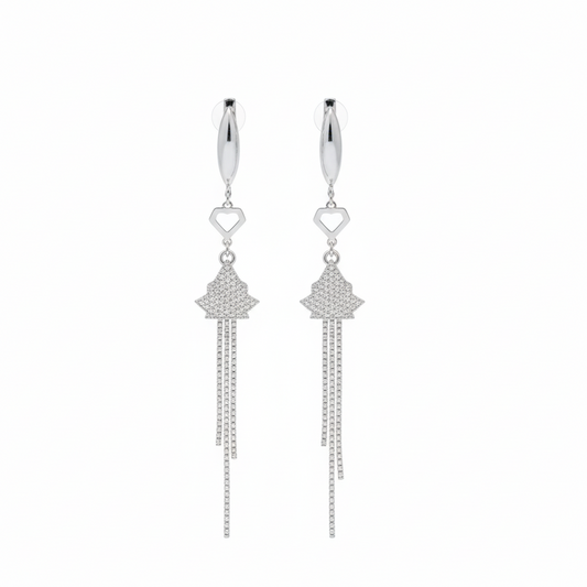 Winter Radiance Drop Earrings