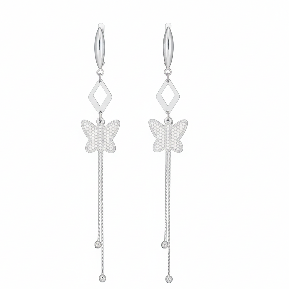 Butterfly Drop Earrings