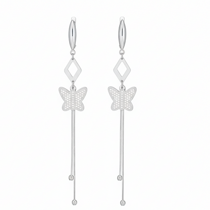Butterfly Drop Earrings