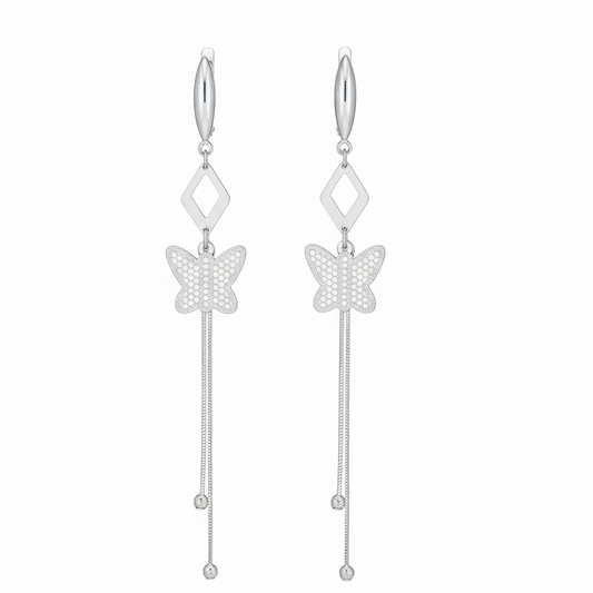 Butterfly Drop Earrings