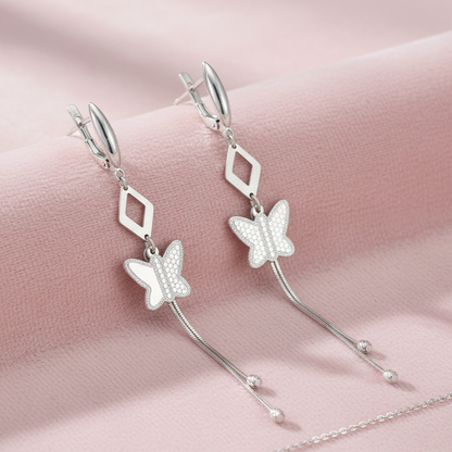 Butterfly Drop Earrings