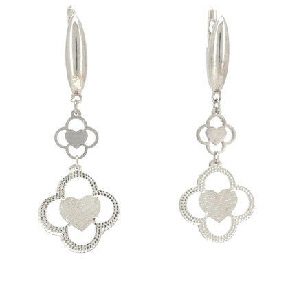 Heartfelt Bloom Drop Earrings