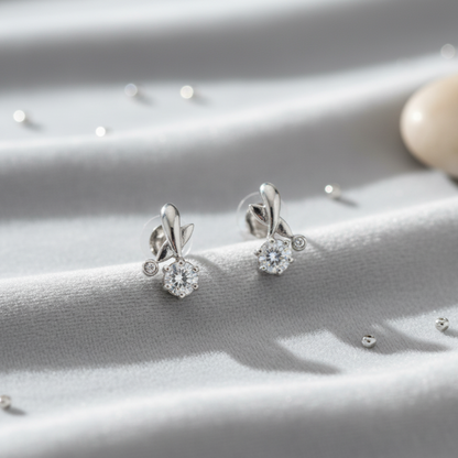 Whisper Bloom Stud Earrings