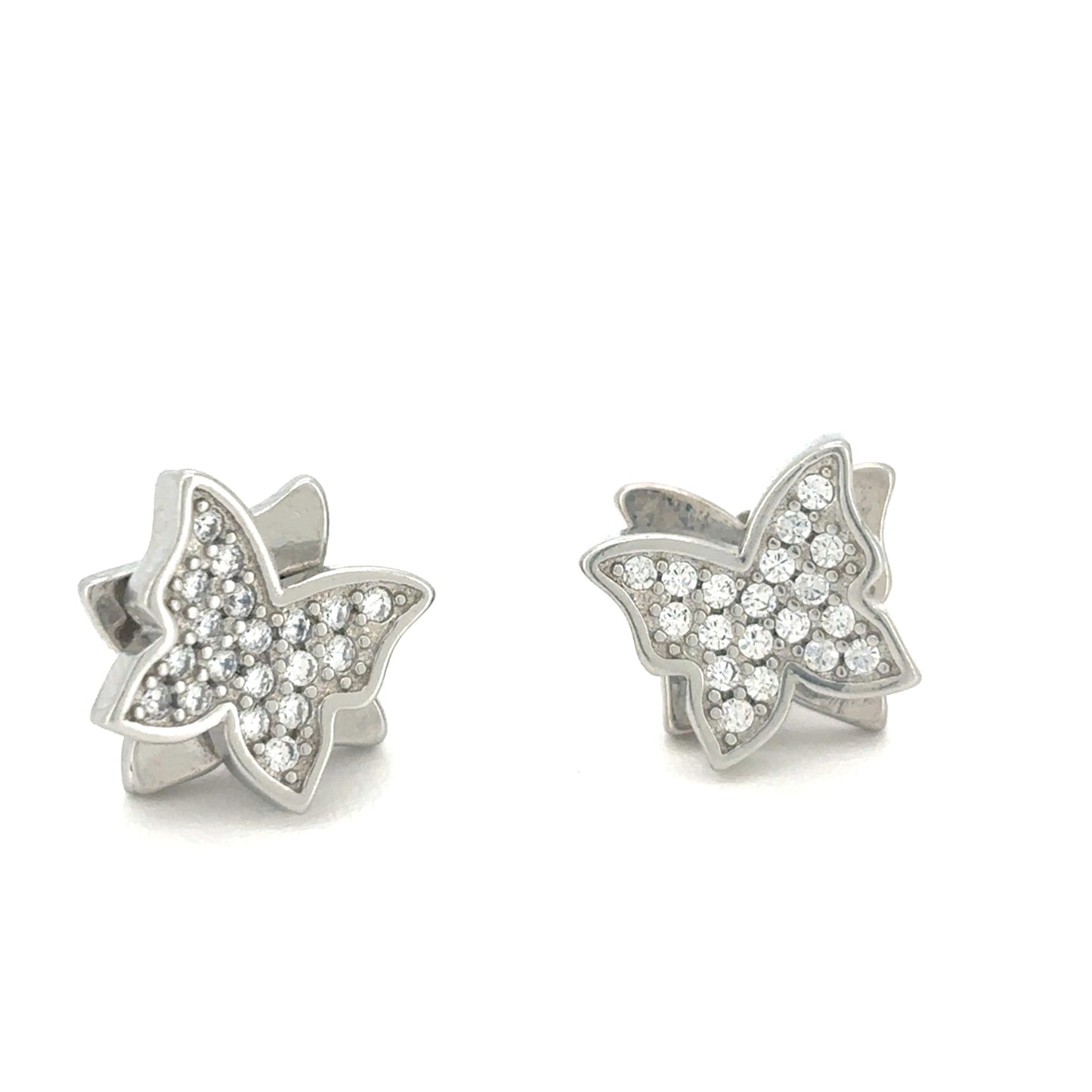 Glimmerwing Butterfly Stud Earrings