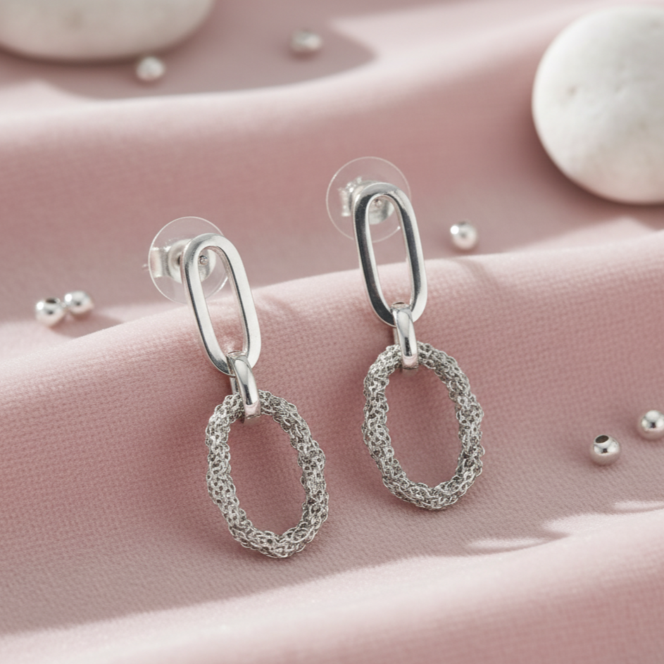 Coastal Weave Drop Earrings