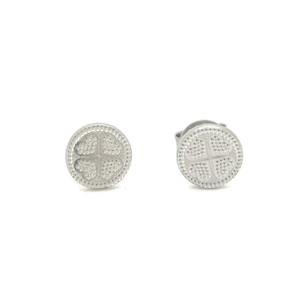 Lucky Charm Disc Studs