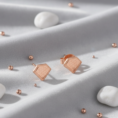 Modern Prism Stud Earrings