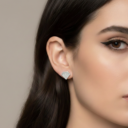 Modern Prism Stud Earrings