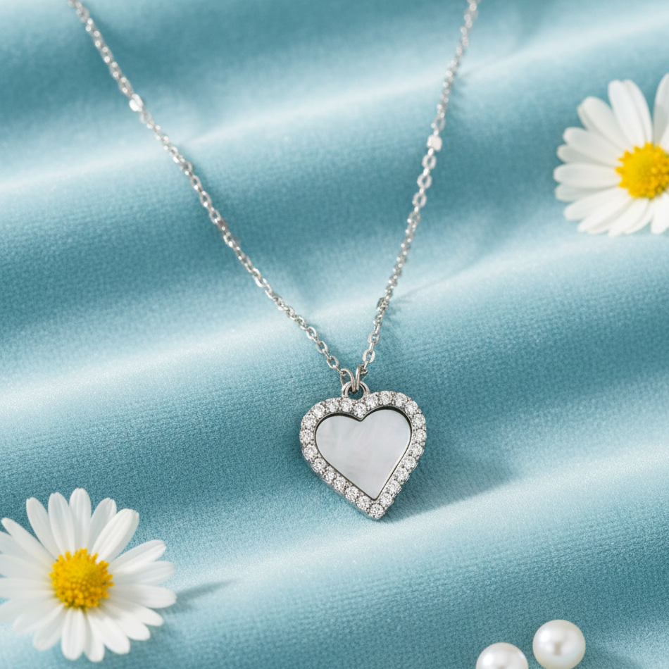 The Mother of Pearl Love Necklace