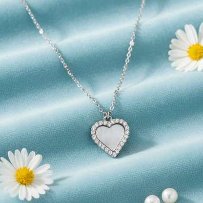 The Mother of Pearl Love Necklace