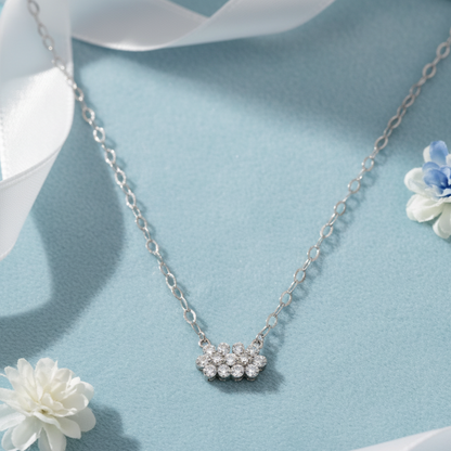 The Diamond Floret Necklace