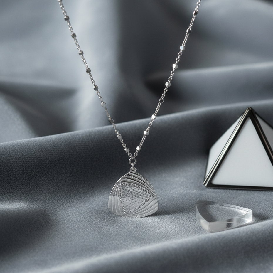 The Cosmic Triangle Necklace